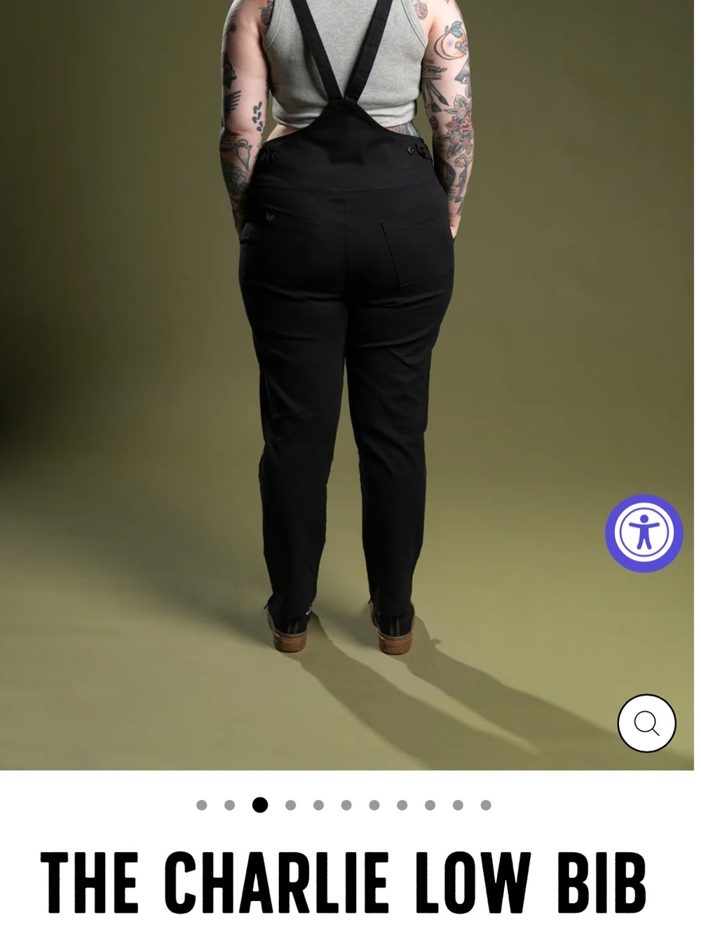 Girrlscout the Charlie Low Bib Overalls - Picture 2 of 7